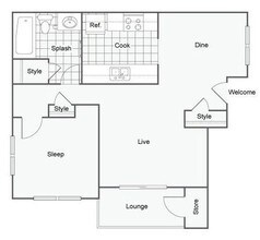The Oak D202 floor plan